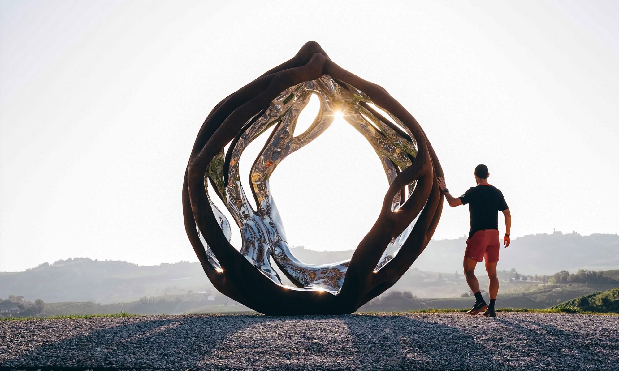 Samuel DI Blasi, scultura italiana, torino, alba, uomo onda sognando sogni , giorgio pulcini, la nocciola, sebaste, blulab